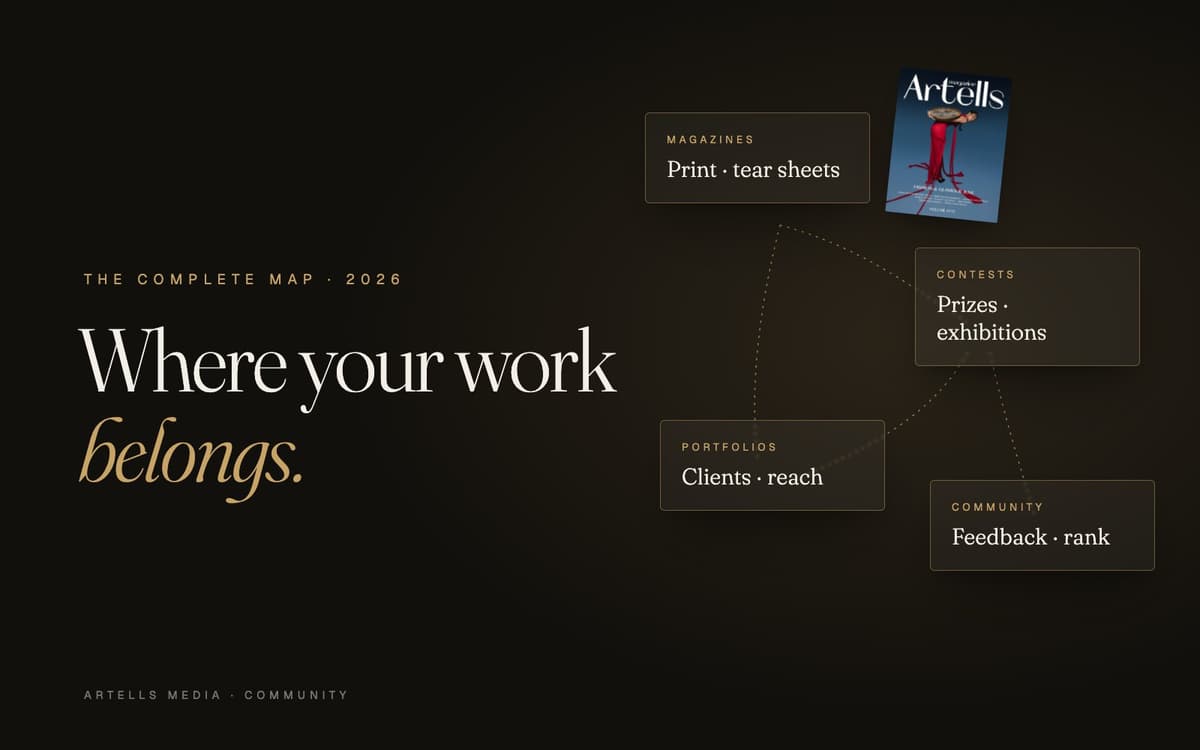 Where to Show Your Work in 2026: The Complete Map of Platforms, Contests and Magazines