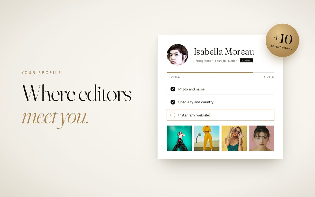 How to Set Up Your Photography Portfolio Profile